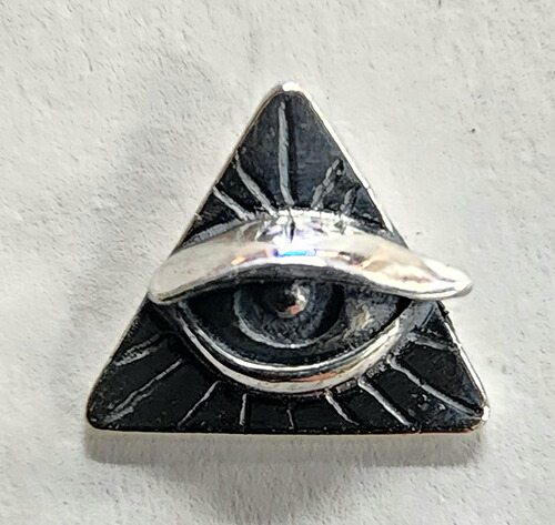 galcia PIERCE/EARRING \"EYE OF PROVIDENCE\"" SILVER925 ガルシア しろがね色ピアス イアリング プロビデンスの目 (24P-EP001SS)"