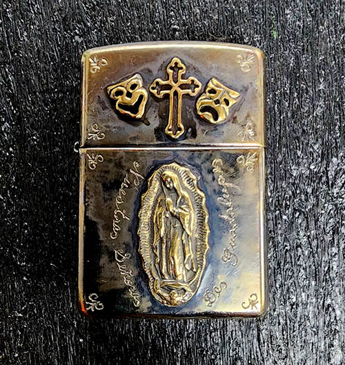 galcia / ガルシア ZIPPO \"MEXICAN COMEDY \u0026 TRAGEDY\"" 金管楽器 お手々お手伝いさん 金管楽器 アーマー ジッポライター 道化芝居と不仕合わせの恍ける トゥーフェイス 聖処女マリア グアダルーペ メキシカンイーグル プレイングハンズ GUADALUPE MARIA MEXICAN EAGLE PRAYING HANDS (17ZP-CT001BB)"