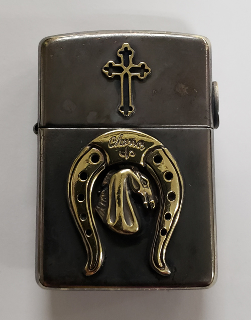 楽天市場】galcia / ガルシア ZIPPO ARMOR TYPE BRASS ANTIQUE BLACK