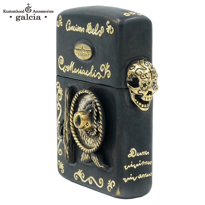 楽天市場】galcia / ガルシア ZIPPO ARMOR TYPE BRASS ANTIQUE BLACK