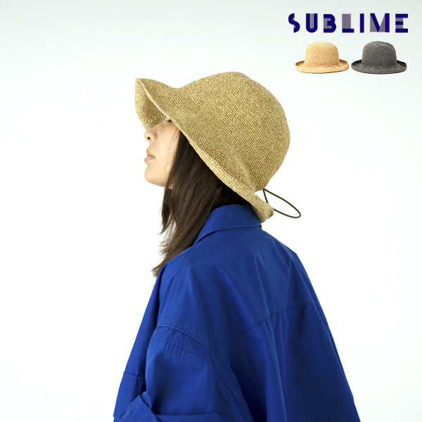 楽天市場】SUBLIME サブライム PAPER CROCHE MT.HAT ペーパークロシェ 