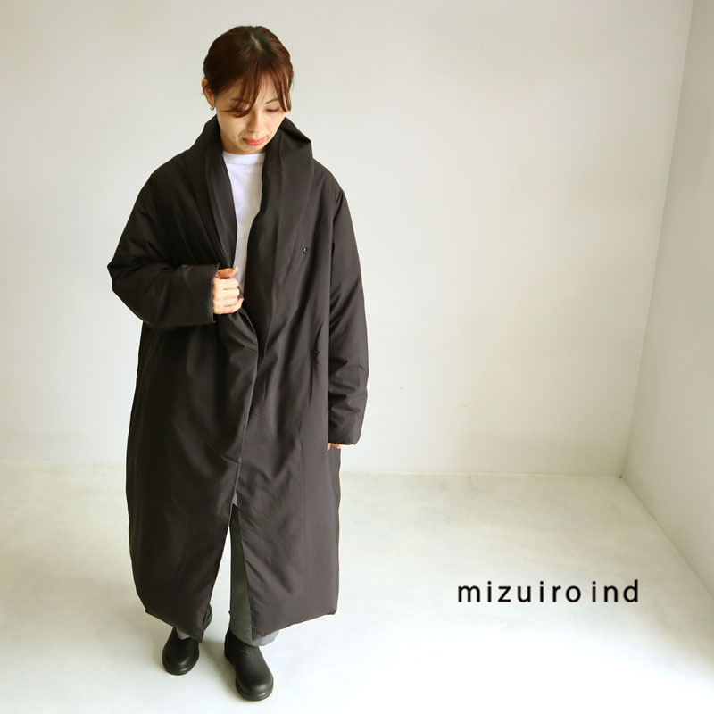 mizuiro ind ミズイロインド ドレープダウンコート 4-270007 3-27932813 レディース 秋冬 フェザー 羽織 防寒 |  galette store