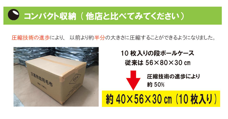 ニッケ商事 災害備蓄用難燃タオルケット 1ケース（10枚） [21]-