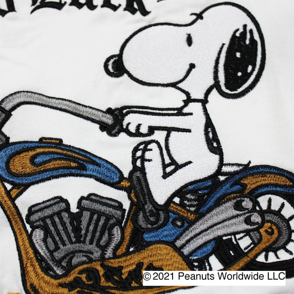 楽天市場 Flagstaff Snoopy スヌーピー Good Luck Tee コラボ Tシャツ Tシャツ カットソー オシャレ おしゃれ かわいい かっこいい メンズ レディース 男女兼用 ユニセックス M L Xl Xxl 白 黒 和柄 スカジャン 絡繰魂公式店