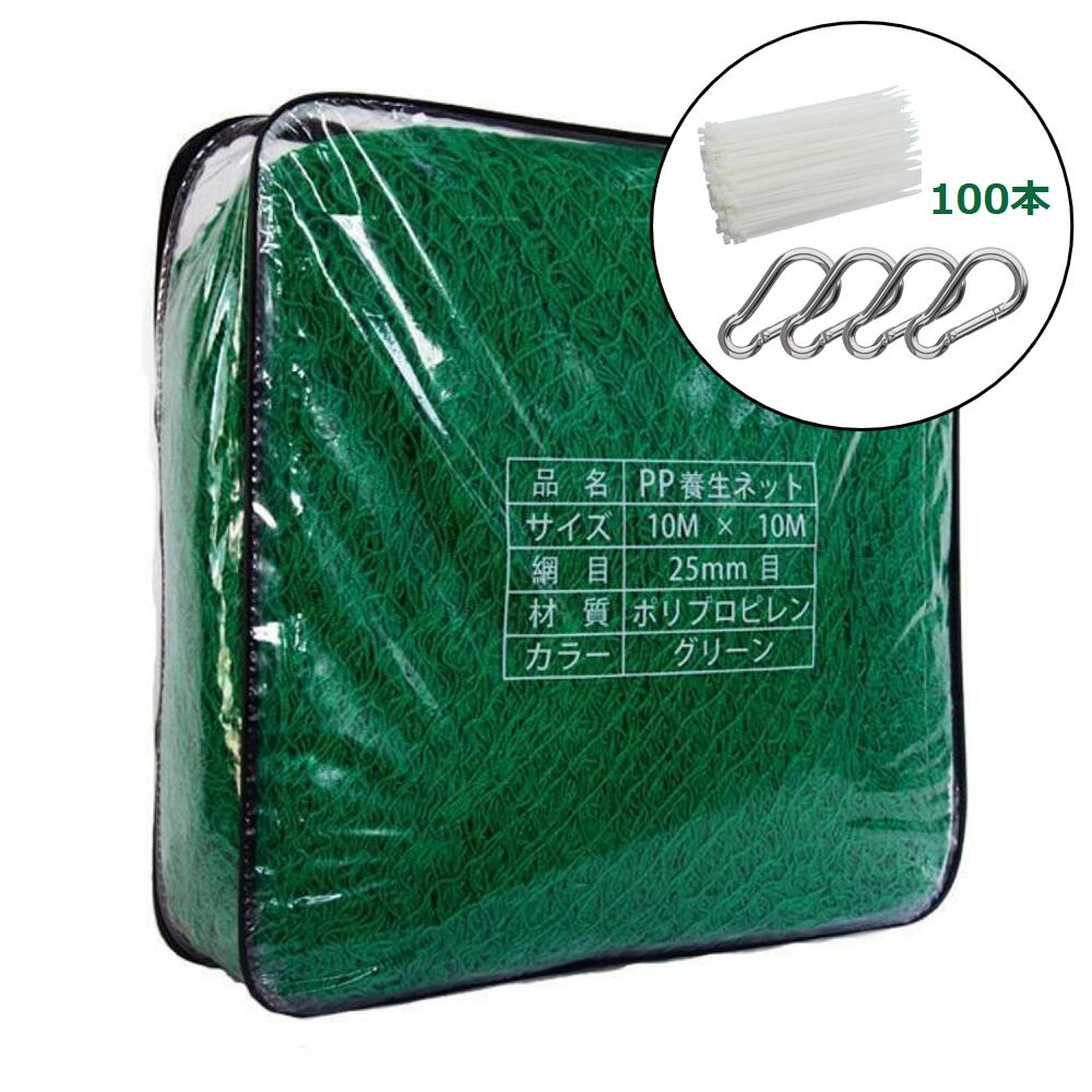 楽天市場】グリーンネット PE養生ネット 10m×10m ポリエチレン 25mm目