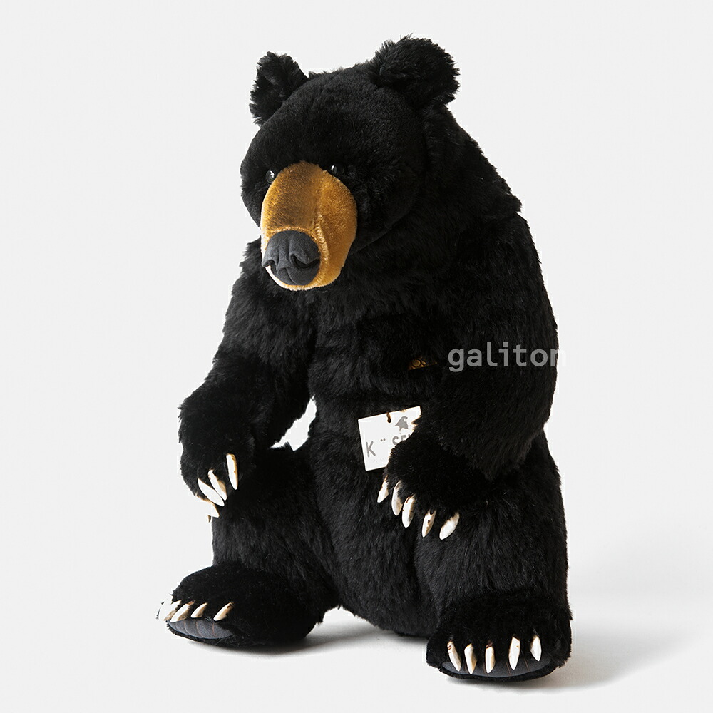 ケーセン Koesen ぬいぐるみ 100周年祝する 黒いことベア 押さえる100体 BLACK BEAR Limited edition of 100 units
