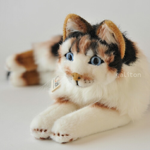 KOESEN ケーセン ぬいぐるみ・ねそべり猫（小・三毛） 楽天市場