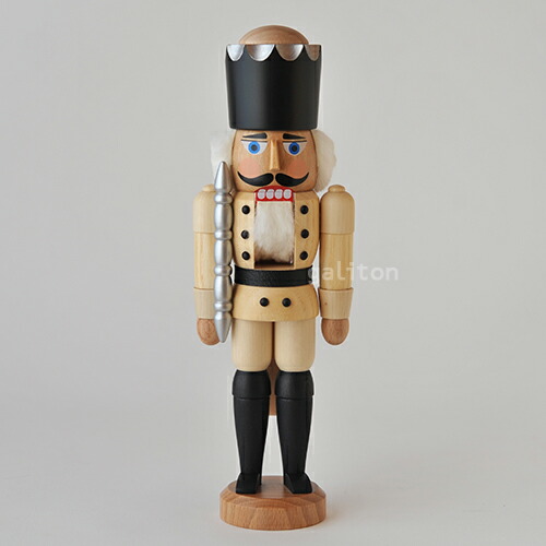 楽天市場】くるみ割り人形・王様 白・フュヒトナー工房 ドイツ エルツ