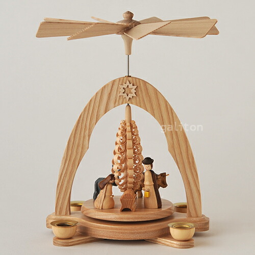 楽天市場】【xmas限定販売】 クリスマスピラミッド4段 聖誕 白 : 木の