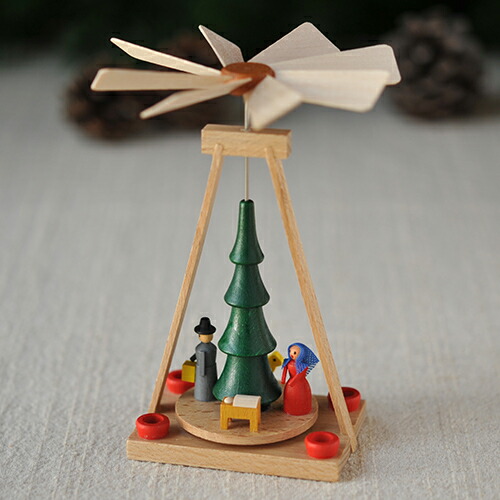 木製クリスマスピラミッド フィギュア付き クリスマス・ピラミッド Deer | 木のおもちゃ Bloom