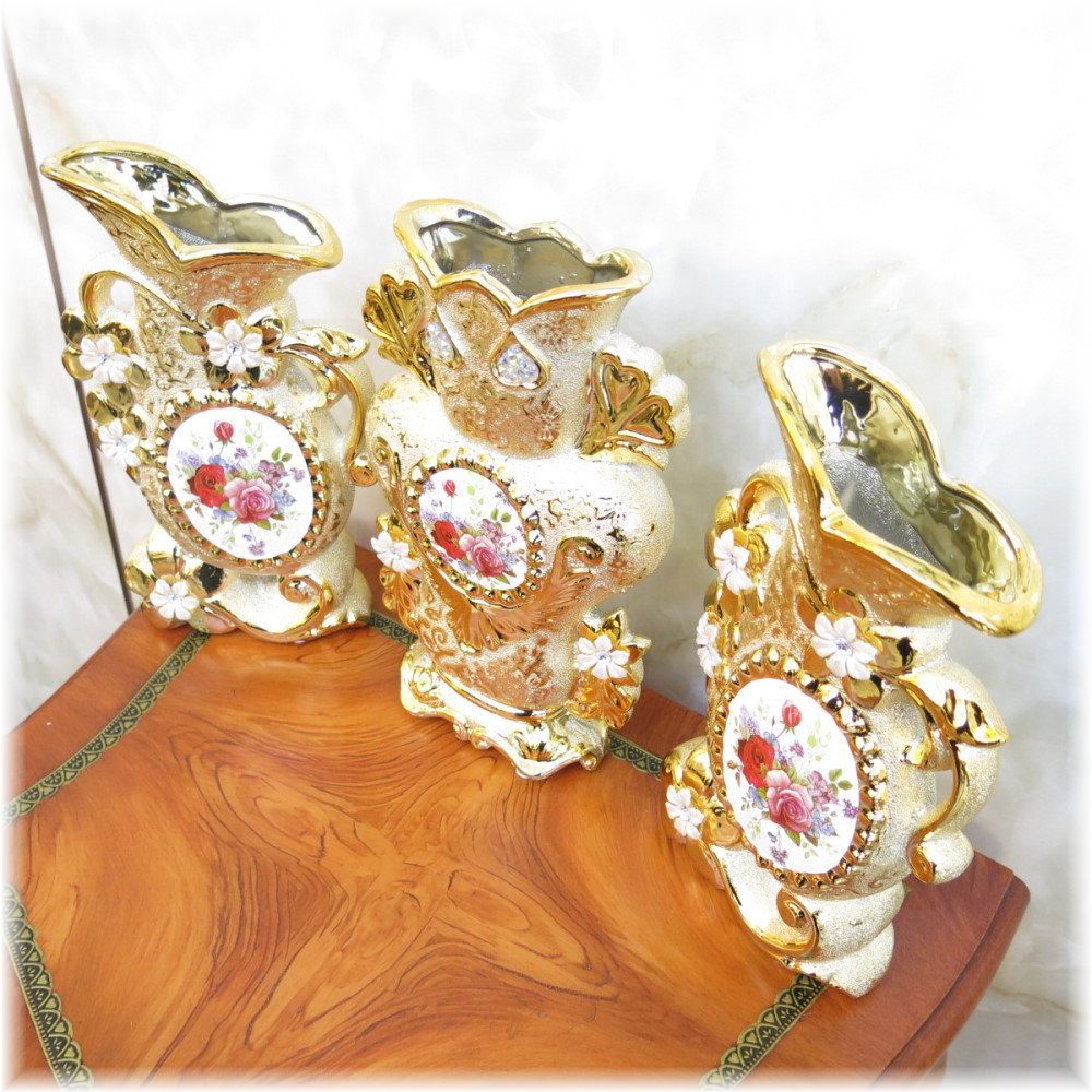 花瓶 インテリア小物 雑貨 おしゃれ 北欧 陶器 ガラス 送料無料 可愛いデザイン 新品 インテリア小物 アンティーク調 可愛い フラワーデザイン 花瓶3点セット卓上 飾り 花瓶 インテリア小物 雑貨 おしゃれ 北欧 陶器 ガラス Marcsdesign Com