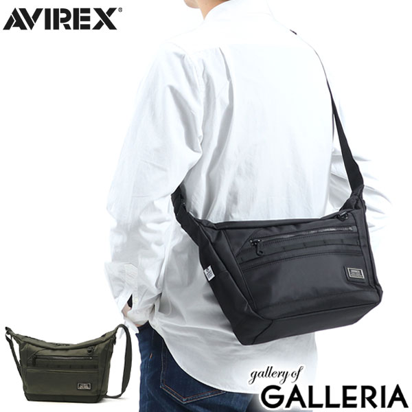 アヴィレックス ショルダーバッグ AVIREX SOLID ソリッド ショルダー バッグ 斜めがけ 横型 軽量 B5 小さめ ミリタリー アビレックス 大人 かっこいい 抗菌 ブランド メンズ レディース AX2052