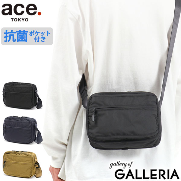 【最大60倍 23日10時迄】 ノベルティ付 【5年保証】 エーストーキョー ショルダーバッグ ace.TOKYO ファニップ ミニショルダー ヨコ型 斜めがけ 肩掛け 抗菌 撥水 撥油 小さめ 3L カジュアル メンズ レディース 67292|ギャレリア Bag&Luggage ANNEX