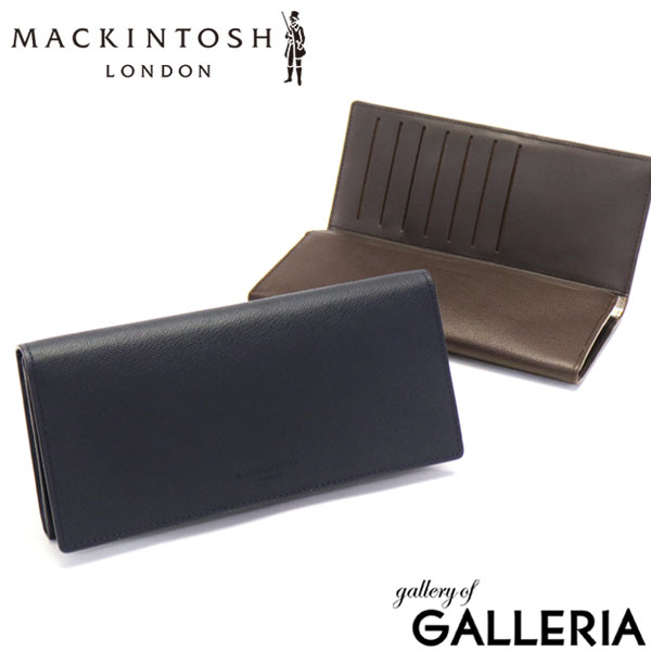 【最大45倍 4/20限定】 マッキントッシュ ロンドン 長財布 MACKINTOSH LONDON PEEK ピーク 財布 ウォレット 薄い スリム 小銭入れあり 二つ折り かぶせ 本革 革 レザー 軽量 メンズ レディース WMKL6060019
