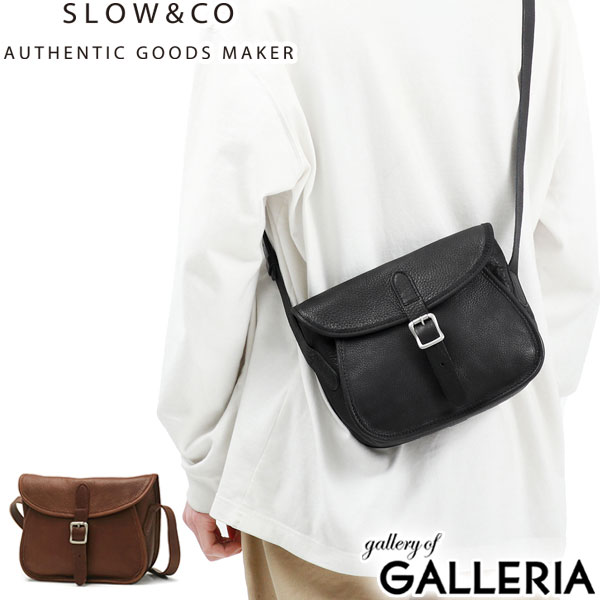 【当店限定 エントリーで最大21倍】 ノベルティ付 スロウ ショルダーバッグ SLOW fino cartridge shoulder bag Msize ミニショルダーバッグ ミニショルダー バッグ 斜めがけ レザー 革 A5 小さめ 軽量 日本製 メンズ レディース 306S41K