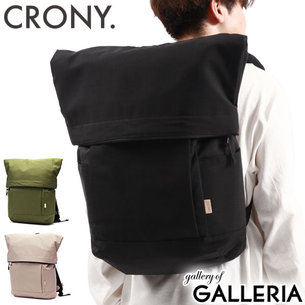 【最大45倍 4/20限定】【セール30%OFF】 ノベルティ付 クルニー リュック CRONY. CRONY.×GERCO Roll Backpack ロールトップ バックパック リュックサック バッグ A4 B4 大容量 軽量 撥水 グレコ PC 13インチ メンズ レディース CRGR-04