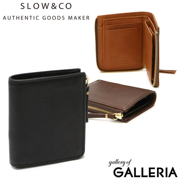 SLOW スロウ 山羊革 ゴートレザー ミニ財布 コンパクトウォレット 黒 箱付 0000120308000.jpg
