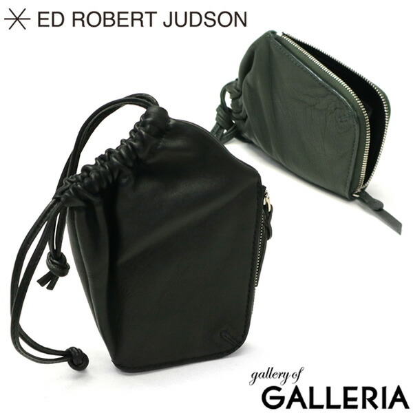 【最大46倍 10日2時迄】【セール40%OFF】 ED ROBERT JUDSON 財布 メンズ レディース サイフ エドロバートジャドソン ブランド 本革 薄い L字ファスナー 小さい コンパクト 小銭入れ ミニ財布 レザー 巾着 DRAWSTRING L-ZIP PURSE CO-20