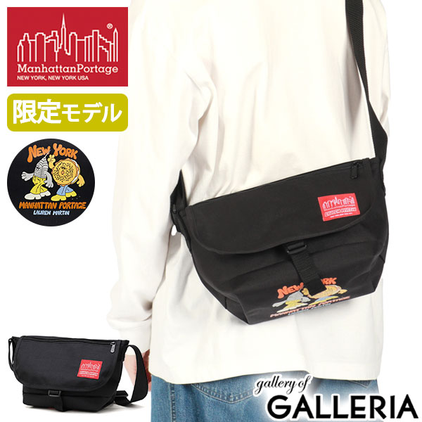 【最大45倍 4/20限定】 ノベルティ付 【日本正規品】 マンハッタンポーテージ ショルダーバッグ メンズ レディース 斜めがけバッグ ブランド Manhattan Portage バッグ 撥水 斜めがけ 軽量 ナイロン A5 NYC Print Lauren Martin MP1605JRFZPLAUREN