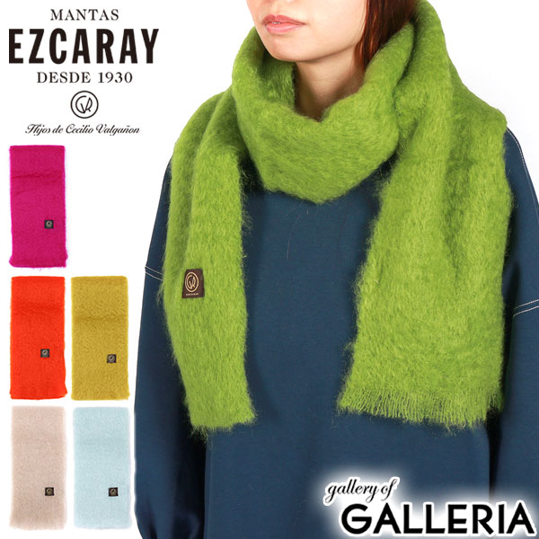 MANTAS EZCASY モヘアマフラー 千鳥柄 MANTAS EZCASY モヘアマフラー 千鳥柄