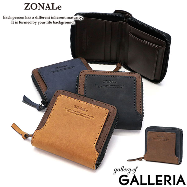 【最大57倍 7/25限定】 ノベルティ付 ゾナール 二つ折り財布 メンズ レディース ブランド ZONALe 財布 本革 box型小銭入れ 小銭入れあり ラウンドファスナー 箱付き コンパクト 日本製 STRATO ストラト ラウンドファスナーミニ財布 31352｜ギャレリア Bag＆Luggage ANNEX