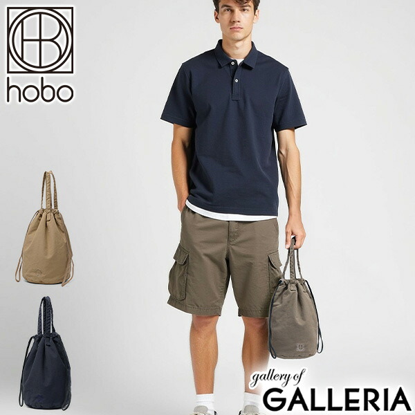 【最大41倍 土日限定】 ホーボー 巾着バッグ メンズ レディース hobo 巾着 ポーチ バッグ 小さめ 手持ち ミニバッグ マチ付き おしゃれ 帆布 無地 ブランド カジュアル 12L 日本製 DRAWSTRING POUCH S PADDED LIGHT CANVAS HB-BG4516