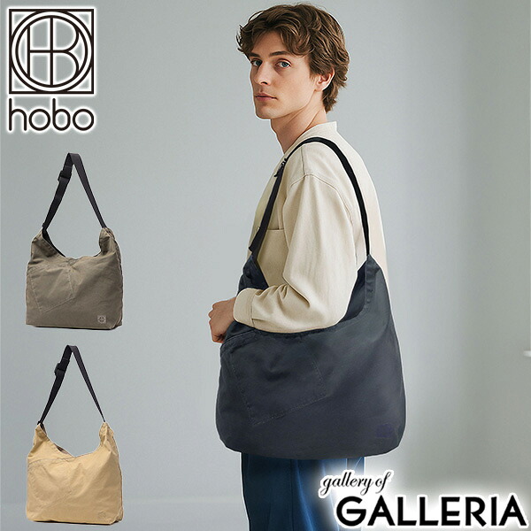 【セール35%OFF】 ホーボー ショルダーバッグ メンズ レディース 斜めがけバッグ 大きめ A4 hobo バッグ 斜めがけ ブランド 大人 軽量 軽い コットン 綿 丈夫 ショルダー カジュアル 日本製 15L AZUMA SHOULDER BAG M LIGHT CANVAS HB-BG4518|ギャレリア Bag&Luggage ANNEX
