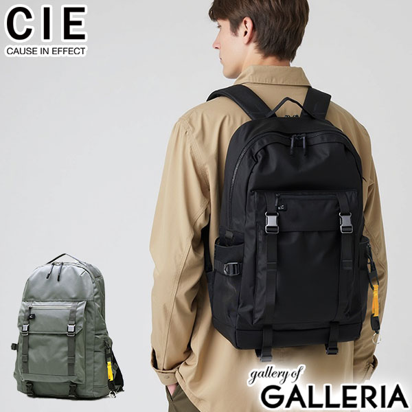 【最大51倍 26日2時迄】 CIEオリジナルボトルも選べるノベルティ付 CIE リュック メンズ レディース 大容量 シー バックパック バッグ かっこいい おしゃれ 大人 デイパック 高級感 撥水ファスナー PC収納 通勤 通学 B4 18L 15inch ABLE BACKPACK -01 202400|ギャレリア Bag&Luggage ANNEX