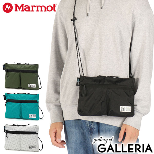 【正規取扱店】 マーモット ショルダーバッグ メンズ レディース 斜めがけバッグ ブランド Marmot サコッシュ 斜めがけ 小さめ 軽量 軽い アウトドア フェス 旅行 ミニショルダー 丈夫 撥水 A5 MMW X-PAC Sacoche MTSS25UBG224