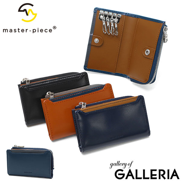 【最大55倍 10日2時迄】 ノベルティ付 【正規取扱店】 マスターピース キーケース 革 メンズ レディース master-piece 小銭入れ 本革 レザー ブランド 小銭入れ付き 一体型 コンパクト カード入れ おしゃれ 4連 L字ファスナー 日本製 Notch 223056