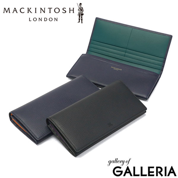 【当店限定 エントリーで最大21倍】 マッキントッシュ ロンドン 長財布 メンズ レディース 薄い MACKINTOSH LONDON 大容量 ブランド 本革 革 レザー 財布 かぶせ 薄型 小銭入れ カード収納 多い スリム シンプル 軽量 ロングウォレット 上品 EM WMKL6060087