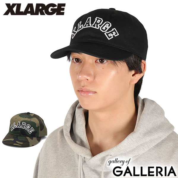 【最大55倍 10日2時迄】 エクストララージ キャップ 帽子 深め メンズ レディース XLARGE 大きめ ブランド おしゃれ コットン ブラック 黒 迷彩 迷彩柄 カモ カジュアル サイズ調整 ストリート ARCH LOGO SNAPBACK CAP 101253051013