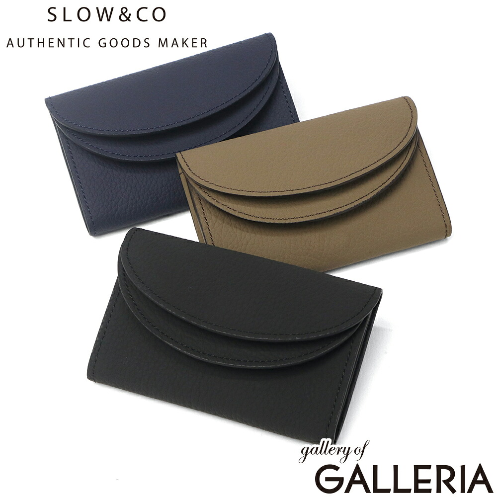 【最大45倍 4/20限定】 ノベルティ付 SLOW カードケース メンズ レディース 本革 ブランド スロウ スリム 薄型 軽量 軽い 名刺入れ カード入れ 牛革 レザー シンプル おしゃれ コンパクト 小さめ 日本製 bouble double flap card case 883S06R