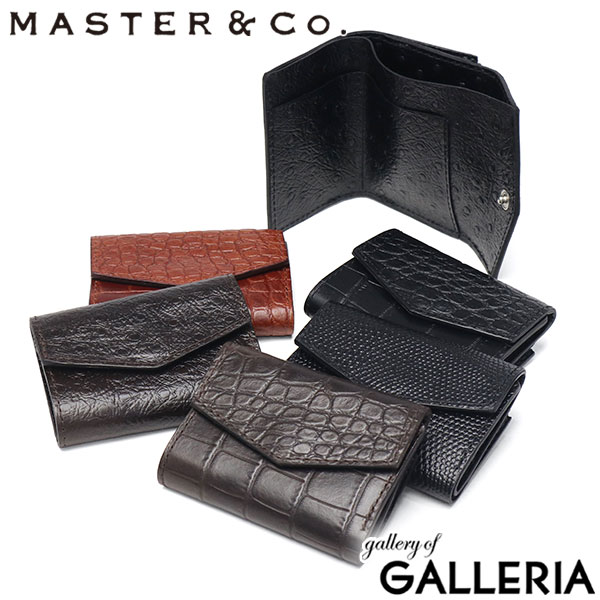 【最大51倍 26日2時迄】 マスターアンドコー 三つ折り財布 メンズ レディース 革 MASTER＆Co. 財布 ブランド コンパクト 本革 レザー 日本製 シンプル 三つ折り 小さめ カード 札 小銭 大人 IBIZA MC1591｜ギャレリア Bag＆Luggage ANNEX