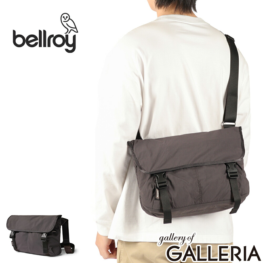 【最大45倍 4/20限定】【正規品6年保証】 ベルロイ メッセンジャーバッグ メンズ レディース A4 Bellroy バッグ ショルダーバッグ ブランド 斜めがけ 大人 ナイロン 軽量 軽い 耐水 ショルダー 12L おしゃれ シンプル Cinch Messenger Bag BHMB