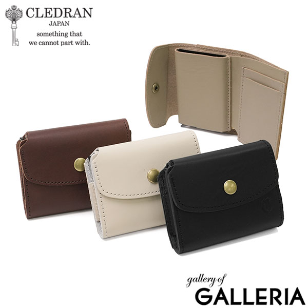 【最大42倍 26日2時迄】 ノベルティ付 クレドラン 三つ折り財布 レディース ブランド 革 かわいい CLEDRAN 財布 本革 三つ折り ミニ 折り財布 レザー 革財布 コンパクト カードケース 小さめ 小銭入れ 上品 日本製 ARCH CASSETTE MINI WALLET CL-3976|ギャレリア Bag&Luggage ANNEX
