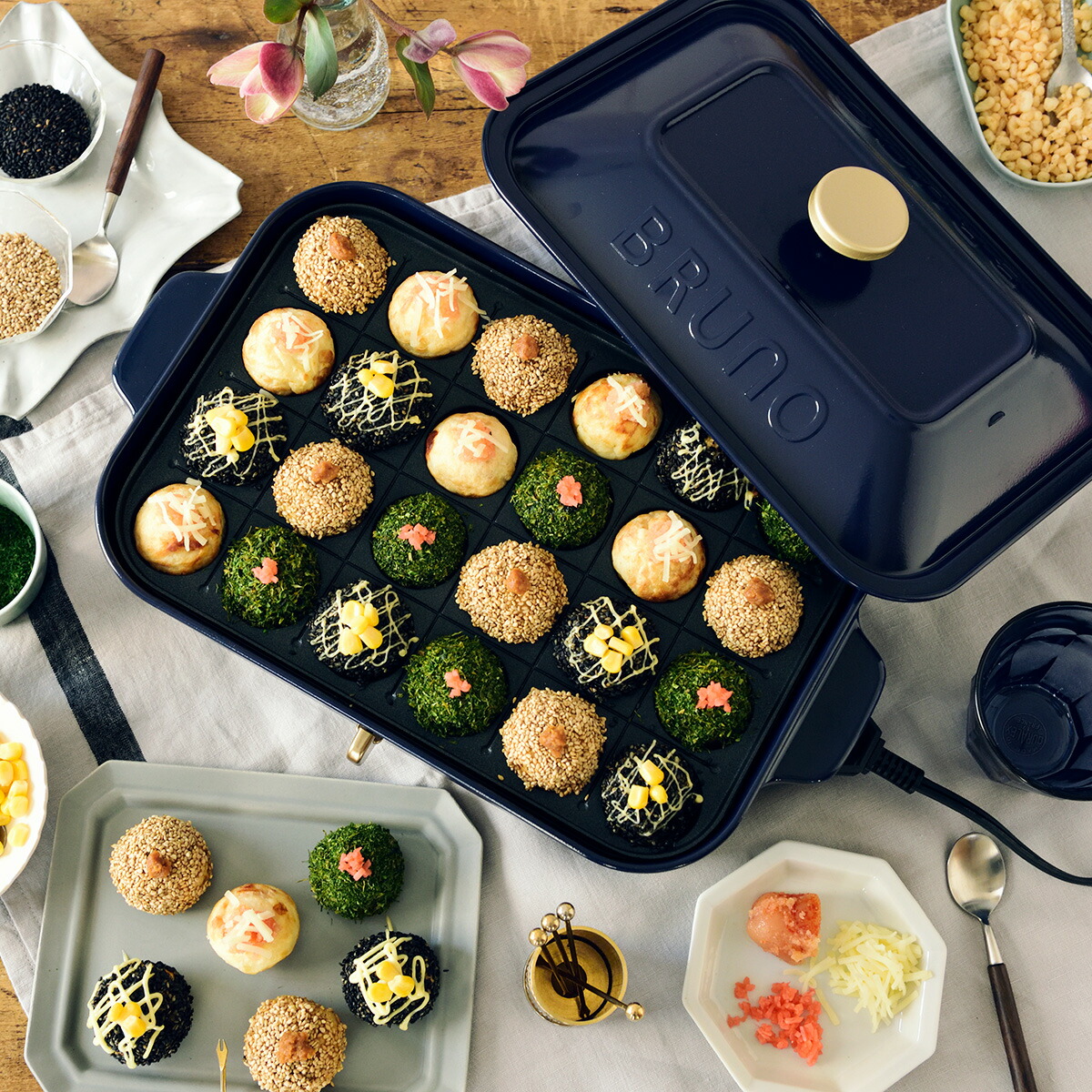 楽天市場 もれなくレシピブックプレゼント 正規取扱店 ブルーノ ホットプレート Bruno コンパクトホットプレート プレート2種 平面 たこ焼き 家電 キッチン おしゃれ コンパクト 一人用 1 3人用 Boe021 ギャレリア Bag Luggage Annex