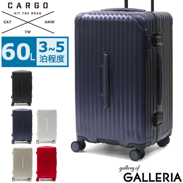 【最大55倍 10日2時迄】 ノベルティ付 【正規品2年保証】 カーゴ スーツケース CARGO Mサイズ キャリーケース AiR SPORTS エアースポーツ 60L 3泊 5泊 トリオ TRIO フレーム ハード TSA ストッパー 旅行 出張 CAT68SSR