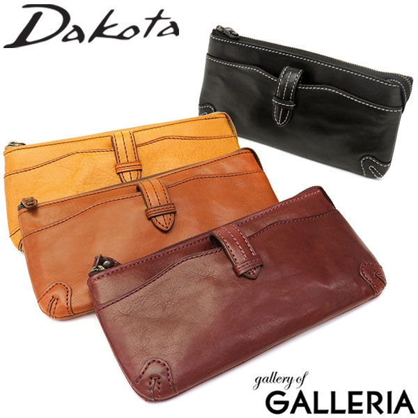 【最大36倍 4/20限定】 ダコタ限定革小物+選べるノベルティ ダコタ 財布 Dakota 長財布 クラプトン 本革 薄い スリム ファスナー レディース 0030315 (0035105、0030105)