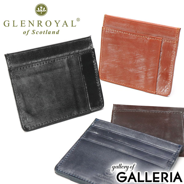 グレンロイヤル カードケース GLENROYAL 財布 BRIDLE LEATHER COLLECTION ブライドルレザーコレクション CARD  CASE WITH NOTE 革 本革 薄い 札 スリム メンズ レディース 03-5935 人気定番