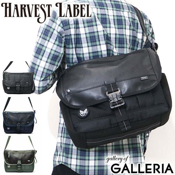【最大64倍 4/15限定】 ハーヴェストレーベル メッセンジャーバッグ HARVEST LABEL CUSTOM カスタム MESSENGER BAG(M) 斜めがけ ショルダー ミリタリー メンズ ハーヴェストレーベル 日本製 HC-0105