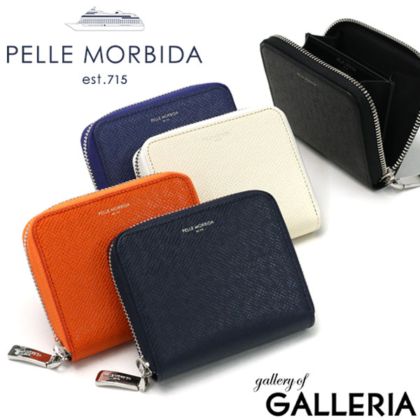 【最大36倍 4/20限定】 もれなくケアセット＋選べるノベルティ ペッレモルビダ 財布 PELLE MORBIDA ミニ財布 本革 Barca バルカ ラウンドファスナー 小銭入れ キーケース 小さい コインケース キーリング付 日本製 BA325