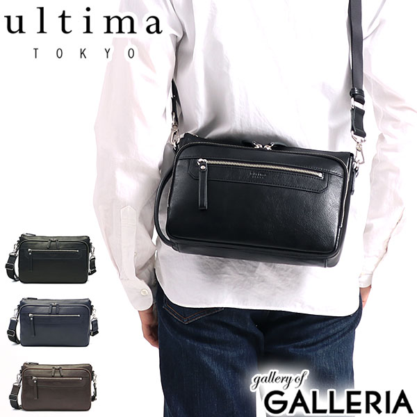 [Up to 56x 8/25 Limited] Novelty Ultima Tokyo Shoulder Bag Ultima TOKYO Bag Kevin Shoulder Crossbody Bag 2 Way Clutch Bag Men's Small A5 Compact Horizontal Genuine Leather 77994