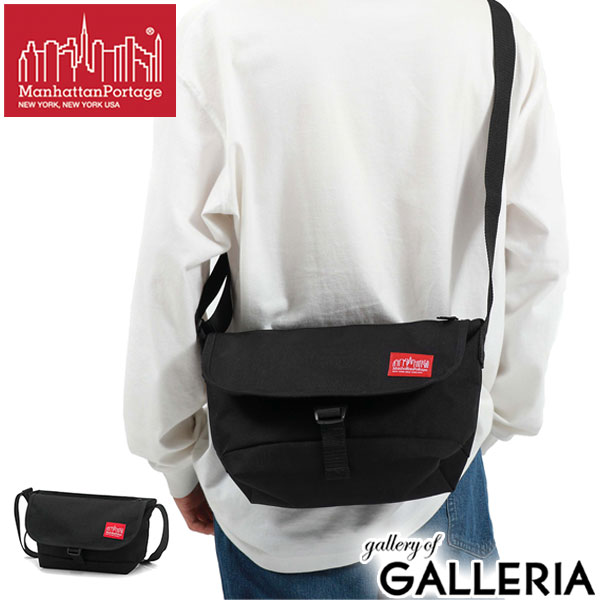 ノベルティ付 【日本正規品】 マンハッタンポーテージ メッセンジャーバッグ Manhattan Portage Nylon Messenger Bag JRS Flap Zipper Pocket ショルダーバッグ A5 ナイロン 小さめ 斜めがけ 軽量 大学生 メンズ レディース MP1605JRSFZP