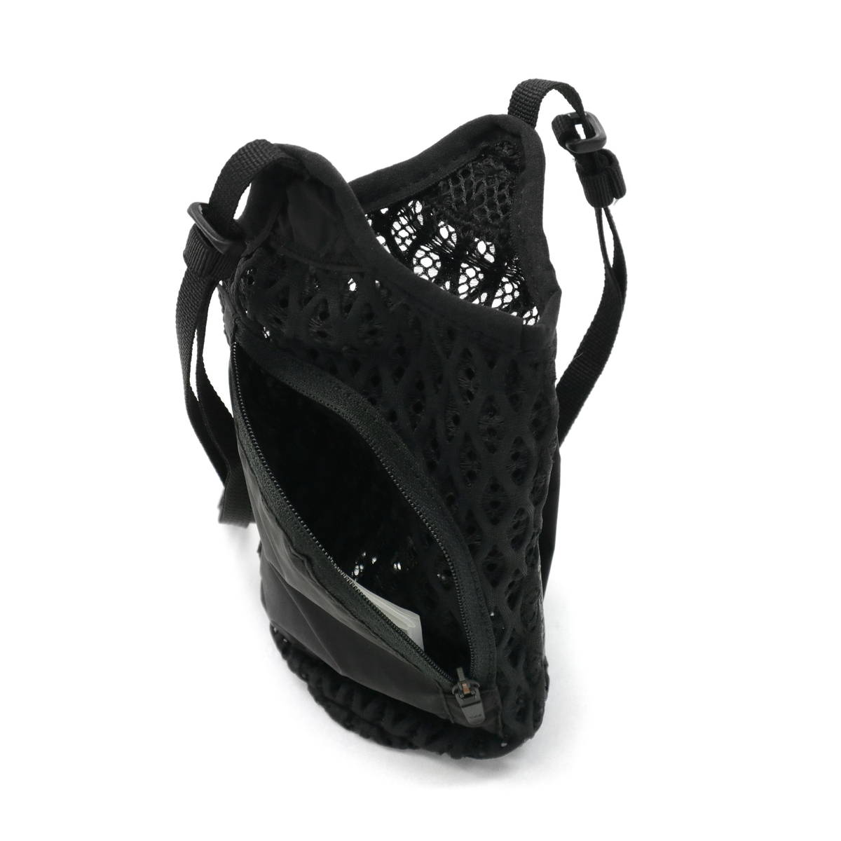 スノーピークボトルホルダーsnowpeakDoubleFaceMeshShoulderBagボトルキャリア水筒カバー500mlショルダーメッシュ軽量メンズレディースAC-22SU008BK