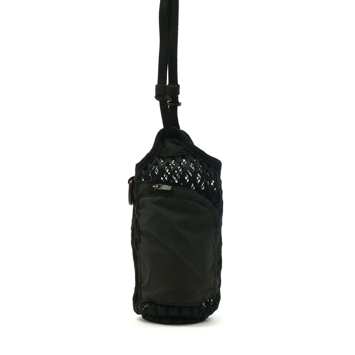 スノーピークボトルホルダーsnowpeakDoubleFaceMeshShoulderBagボトルキャリア水筒カバー500mlショルダーメッシュ軽量メンズレディースAC-22SU008BK