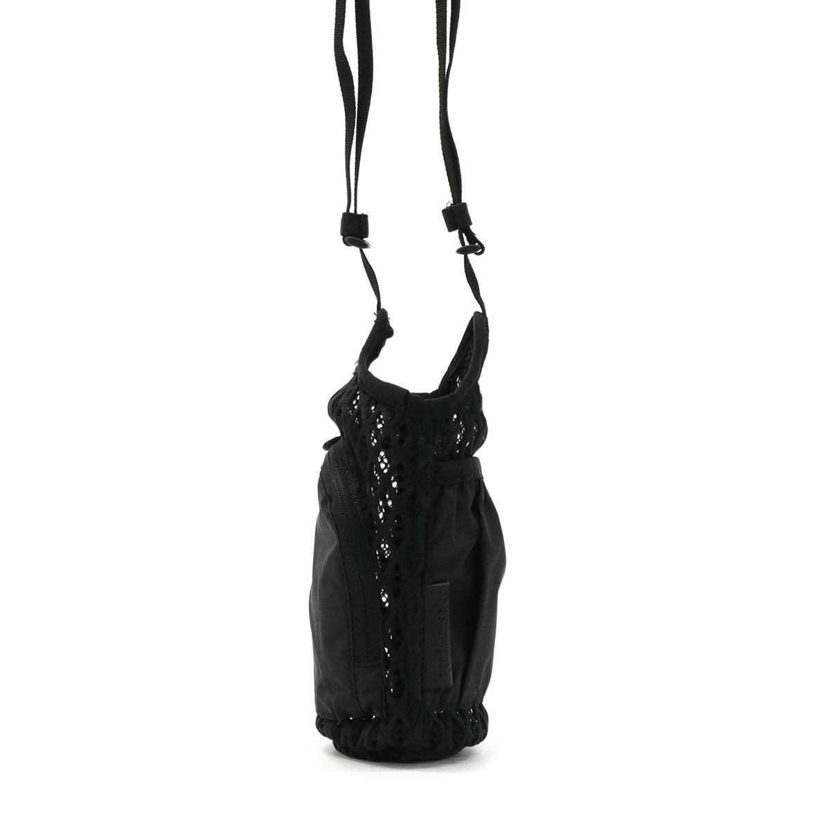 スノーピークボトルホルダーsnowpeakDoubleFaceMeshShoulderBagボトルキャリア水筒カバー500mlショルダーメッシュ軽量メンズレディースAC-22SU008BK