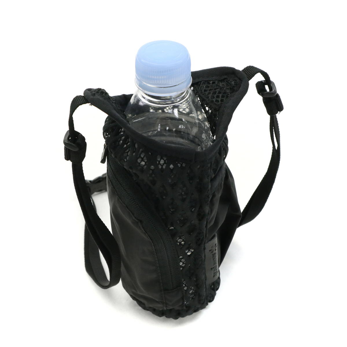 スノーピークボトルホルダーsnowpeakDoubleFaceMeshShoulderBagボトルキャリア水筒カバー500mlショルダーメッシュ軽量メンズレディースAC-22SU008BK