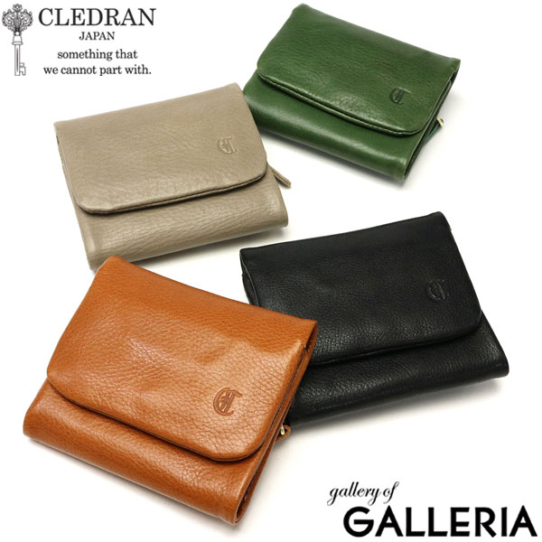 【最大42倍 23日10時迄】【セール30%OFF】 クレドラン 財布 CLEDRAN COUT WALLET 三つ折り財布 三つ折り ミニ ミニ財布 コンパクト お財布 本革 革 小銭入れ 折り財布 日本製 レディース CL-3512｜ギャレリア Bag＆Luggage