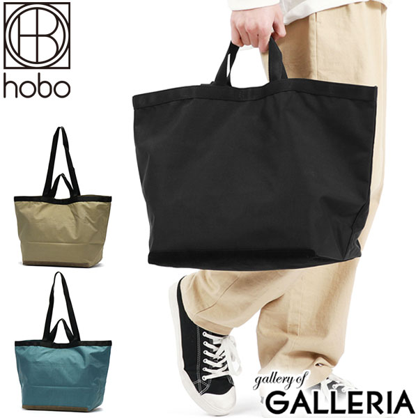 【最大64倍 4/15限定】【セール30%OFF】 ホーボー トートバッグ メンズ レディース 大きめ 大容量 hobo バッグ カジュアル ブランド 軽量 軽い A4 26L おしゃれ オシャレ ナイロン 横 肩かけ トート シンプル 丈夫 日本製 NYLON OXFORD with COW SUEDE HB-BG4010